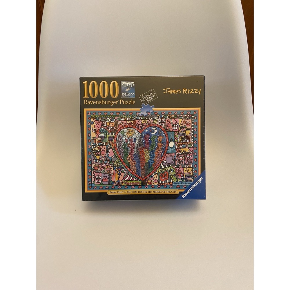 Ravensburger James Rizzi 1000 piece Puzzle NEW All That Love In The Middle City